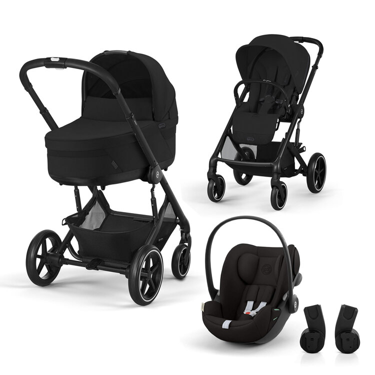 CYBEX Kočárek kombinovaný Balios One Box comfort 3v1 Moon Black