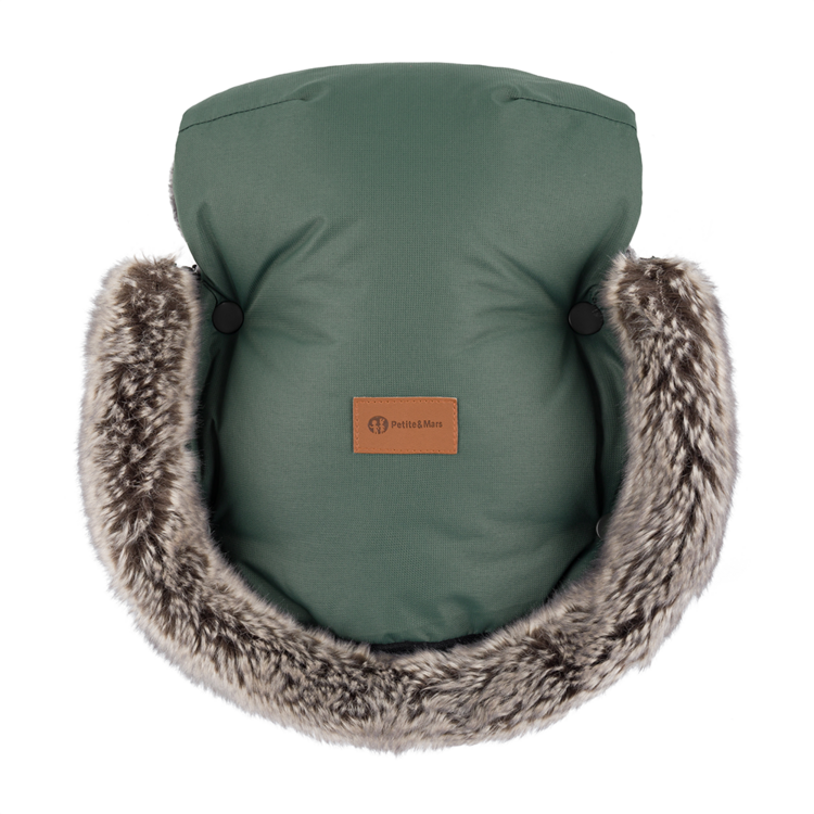 PETITE&MARS Kesztyű / kesztyű Furry Veritable Khaki akciós termékkép 1
