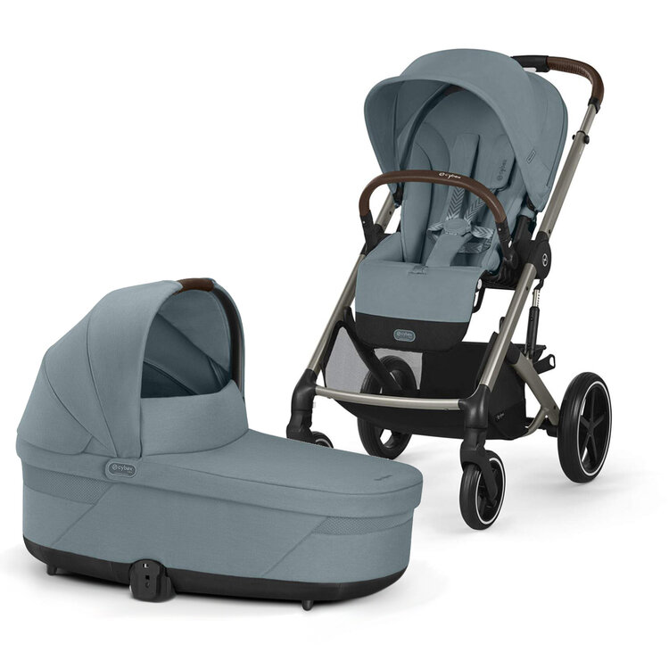 CYBEX Kombinált babakocsi Balios S Lux Stormy Blue Gold 2024 akciós termékkép 1