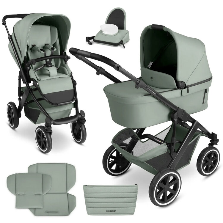 ABC DESIGN Kočárek kombinovaný Salsa 5 Air pine 2025 + adaptér pro autosedačku zdarma