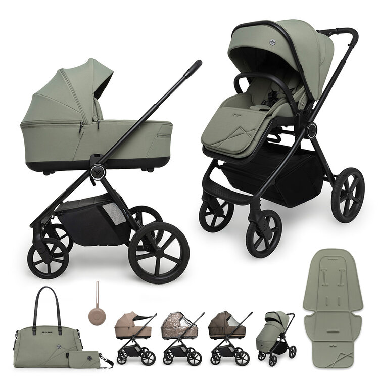 MUUVO Kočárek kombinovaný Muuvo One 2v1 Olive