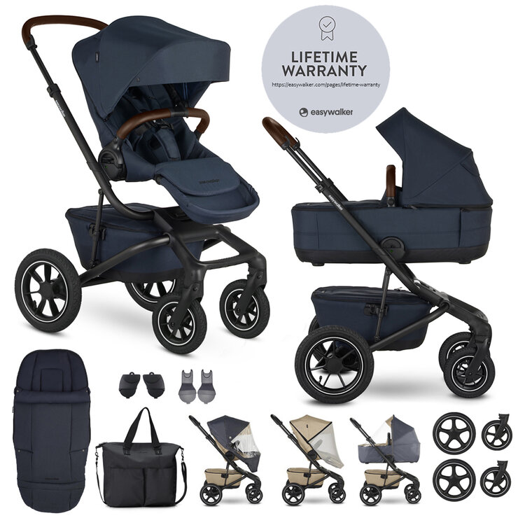 EASYWALKER Kočárek kombinovaný Jimmey Indigo Blue XXL AIR + RWS