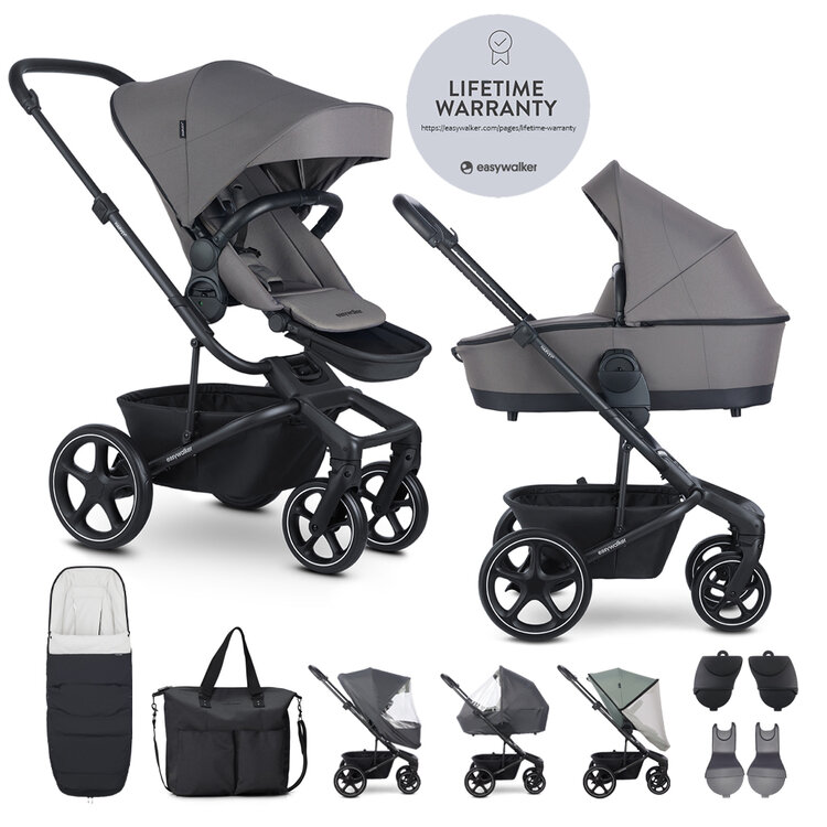 EASYWALKER Kočárek kombinovaný Harvey⁵ Pebble Grey XXL RWS