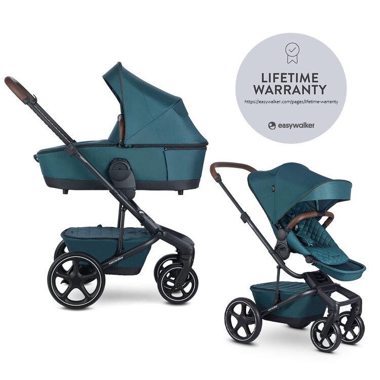 EASYWALKER Kočárek kombinovaný Harvey⁵ Premium 2v1 Jade Green LITE RWS