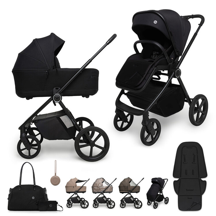 MUUVO Kočárek kombinovaný Muuvo One 2v1 Negro