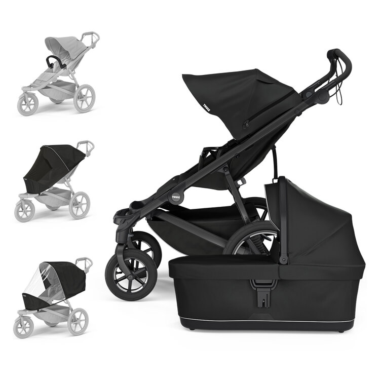THULE Babakocsi Urban Glide 4-kerék Fekete/Fekete szett L akciós termékkép 1