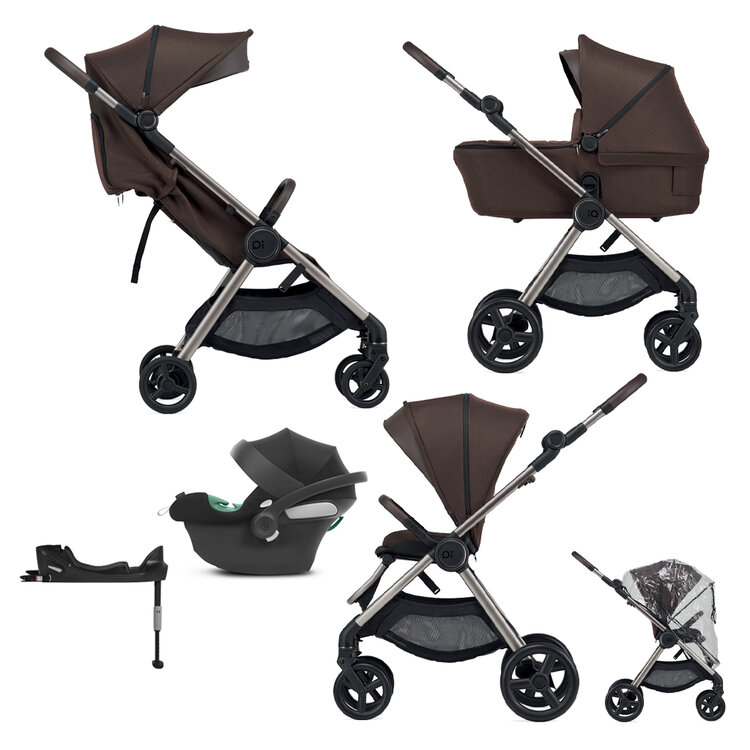 ANEX Kombinált babakocsi IQ Teddy prémium + CYBEX Aton B2 i-Size + alap akciós termékkép 1