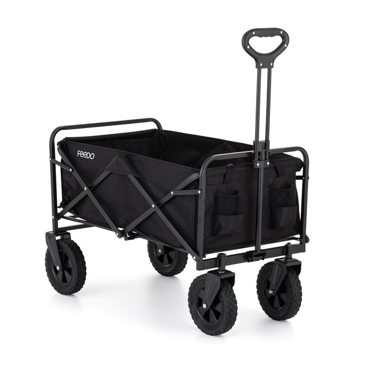 FEEDO Skládací přepravní vozík Donkey Black