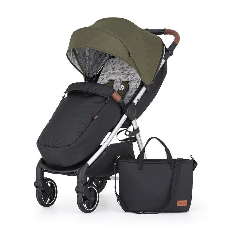 PETITE&MARS Kočárek sportovní Royal3 Silver Mature Olive