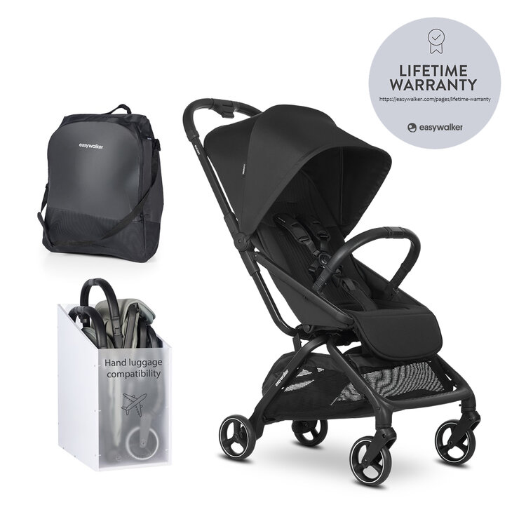 EASYWALKER Sport babakocsi Rockey S Pure Black akciós termékkép 1