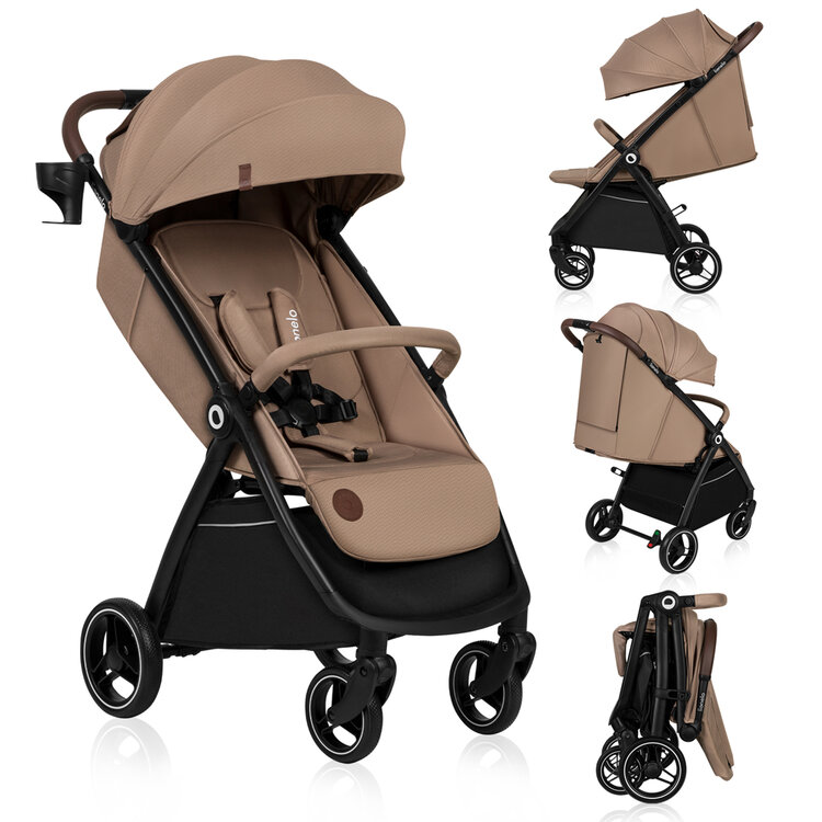 LIONELO Kočárek sportovní Ingrid Beige Sand