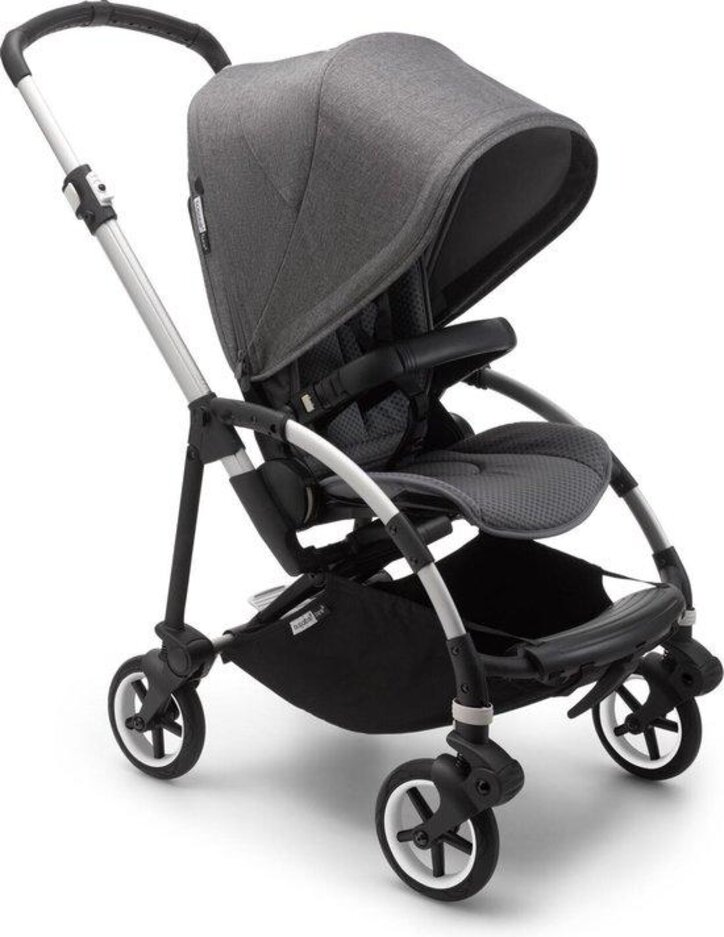 Obrázok BUGABOO Bee6 športový kočík complete Alu/Grey-Grey Melange