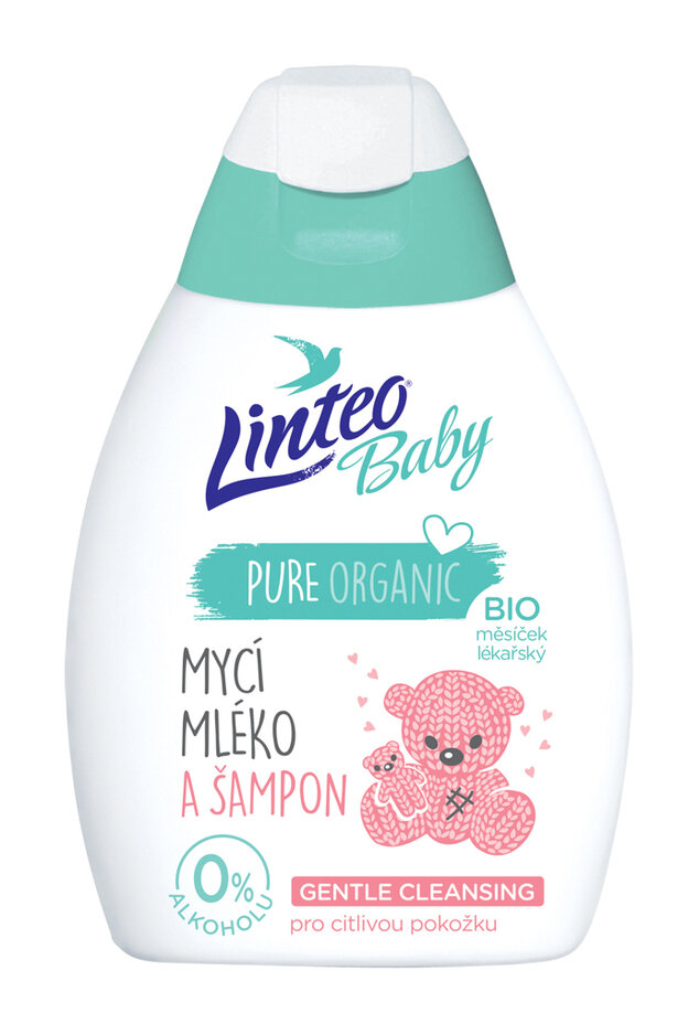 E-shop LINTEO BABY Dětské mycí mléko a šampon