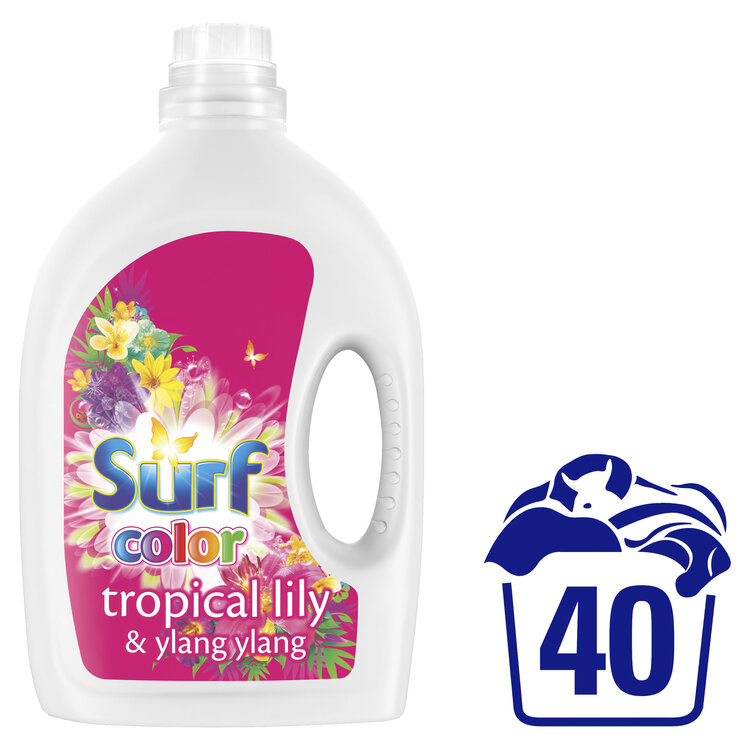 SURF Color Tropical 2,8 L (40 dávok) - prací gél
