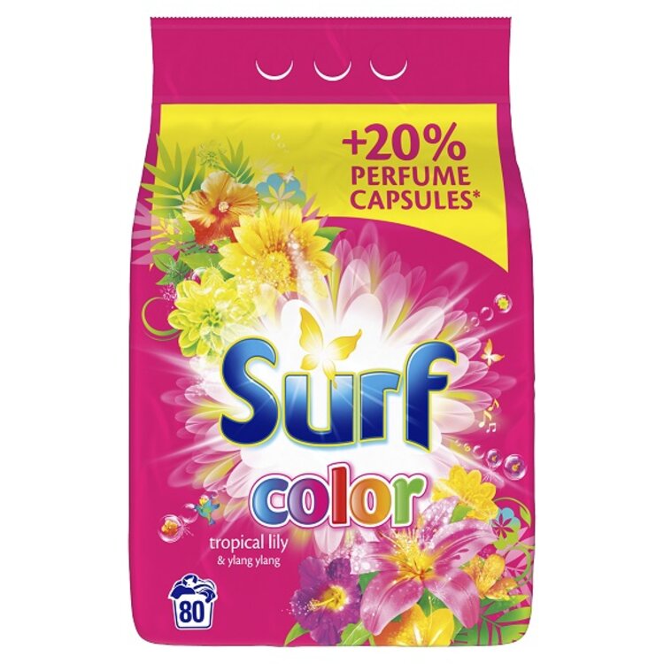 SURF Color Tropical 5,2 kg (80 dávek) - prací prášok