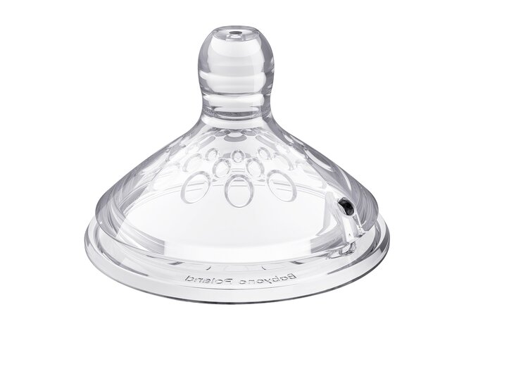 BABYONO Dudlík antikolikový velmi rychlý průtok L Natural Nursing 2 ks