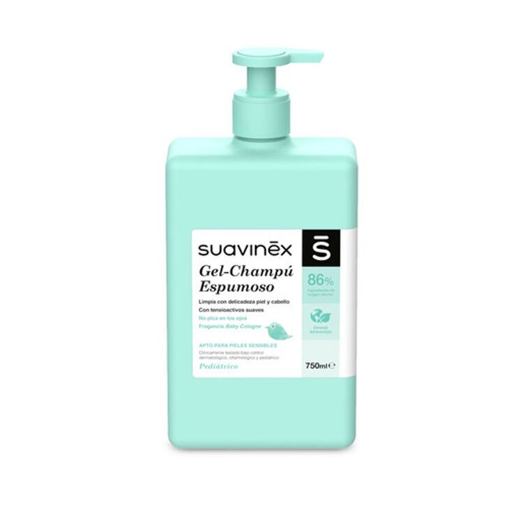 SUAVINEX Penový gél - šampón 750 ml