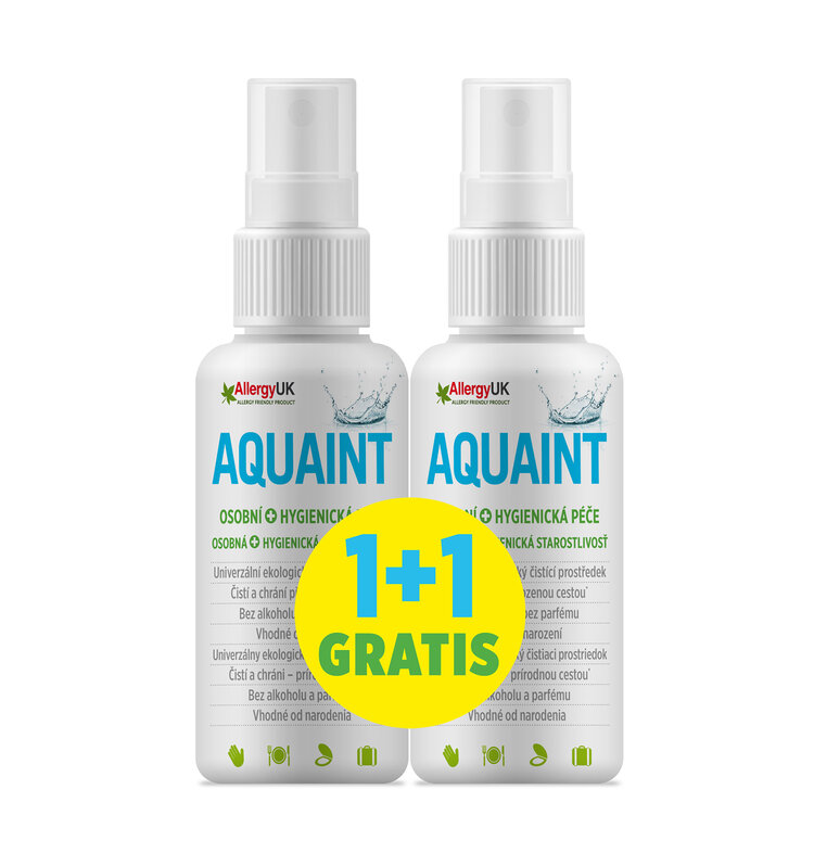 AQUAINT 100% ekologická čisticí voda 50 ml + DÁREK Aquaint 50ml
