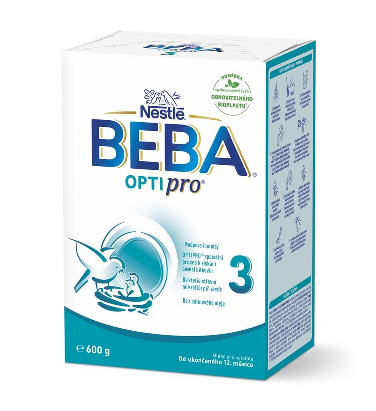 BEBA OPTIPRO 3, 600 g - Batolecí mléko