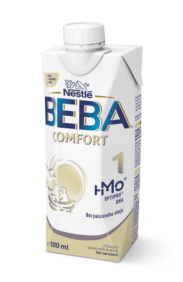 BEBA COMFORT 1 HM-O Tekutá 500ml - Počáteční kojenecké mléko