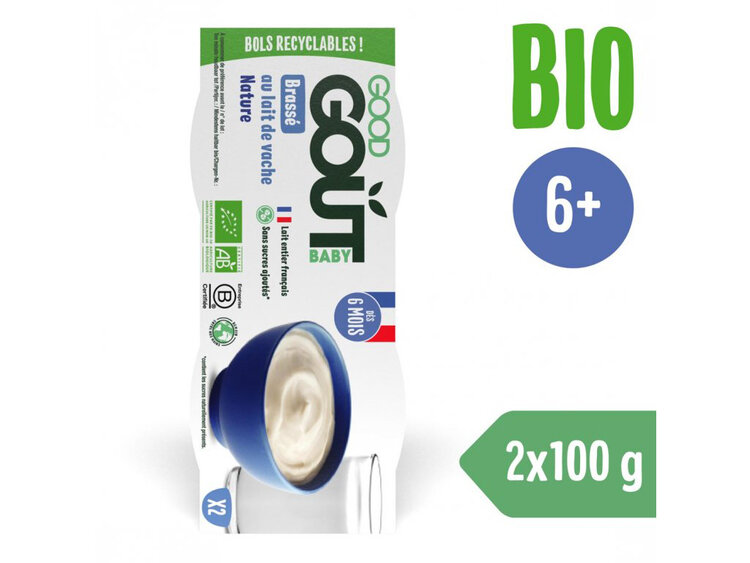 GOOD GOUT BIO Dezert mléčný (2x100 g)