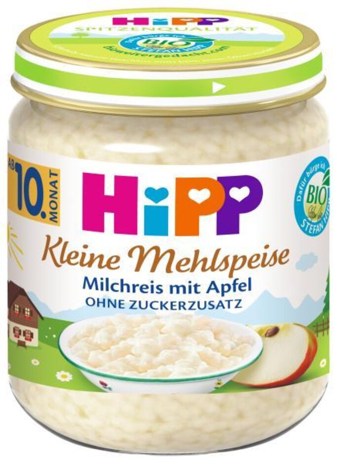 E-shop HiPP BIO Mléčná rýže s jablky od uk. 9. měsíce, 200 g