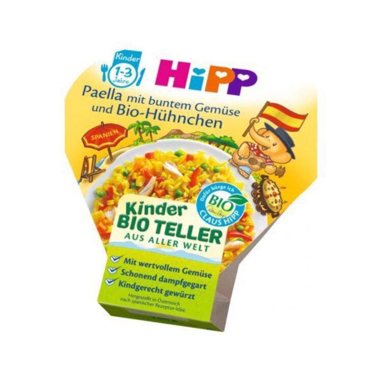 E-shop HiPP BIO Paella se zeleninou a kuřecím masem 250 g, 1+