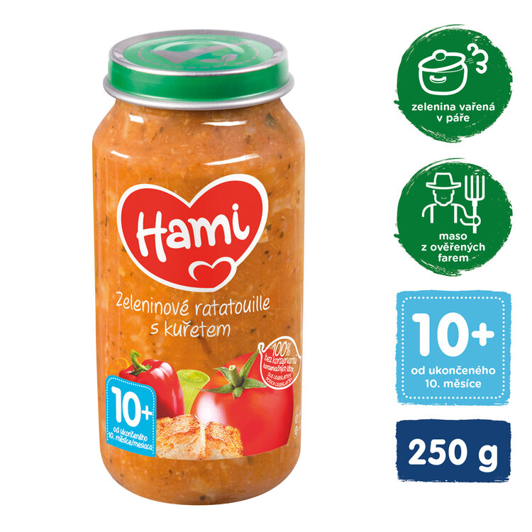 Hami Zeleninové ratatouille s kuřetem 250 g