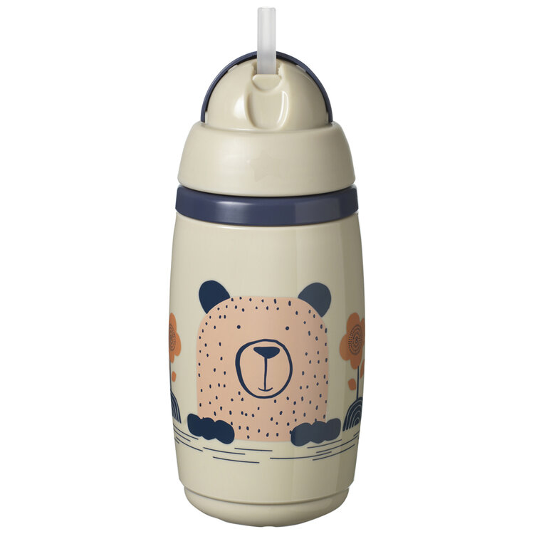 Obrázok Tommee Tippee Superstar so slamkou 12m+ Grey, 266 ml (5010415478245)