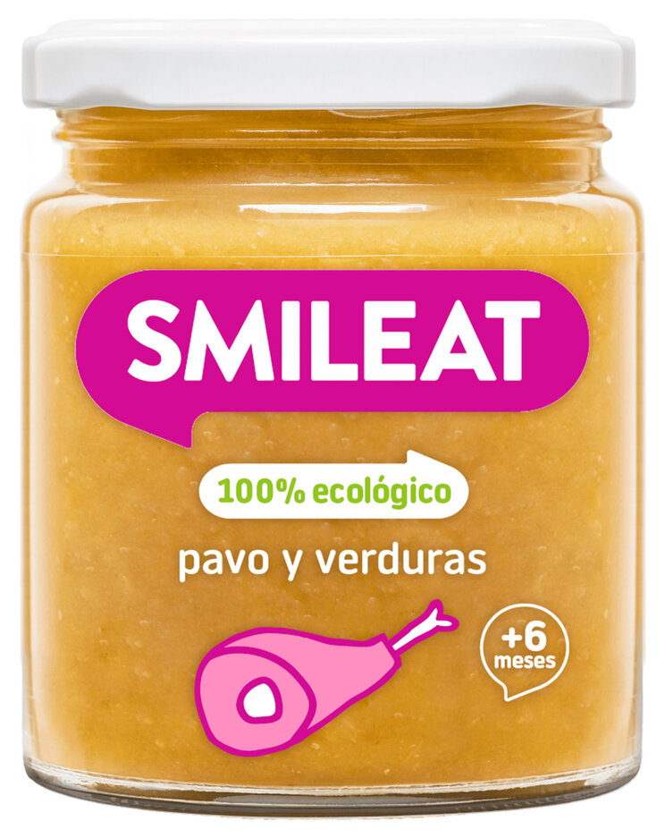 SMILEAT Organic příkrm Krůta se zeleninou 230 g, 6m+