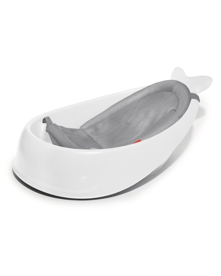 E-shop SKIP HOP Vanička s ergonomickou podložkou Moby 3 fázová bílá
