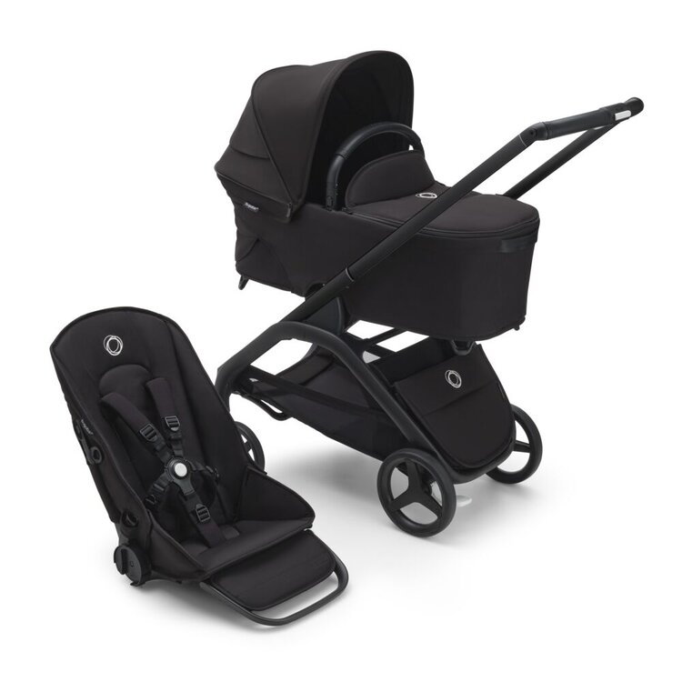 Obrázok BUGABOO Kočík kombinovaný Dragonfly Black/Midnight Black-Midnight Black 2020