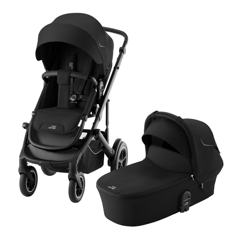 BRITAX RÖMER Set kočárek Smile 5Z + hluboká korba Space Black Diamond collection