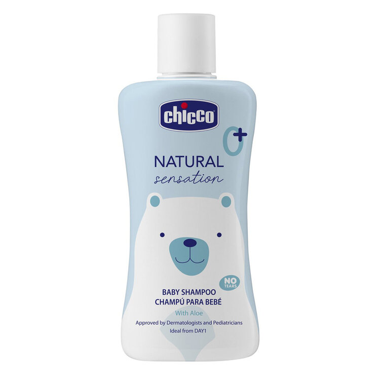 CHICCO Šampon Natural Sensation s aloe 200ml, 0m+