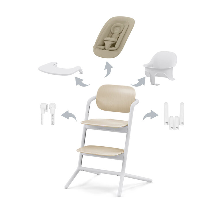 CYBEX Židle jídelní Lemo 4v1 Sand White Gold