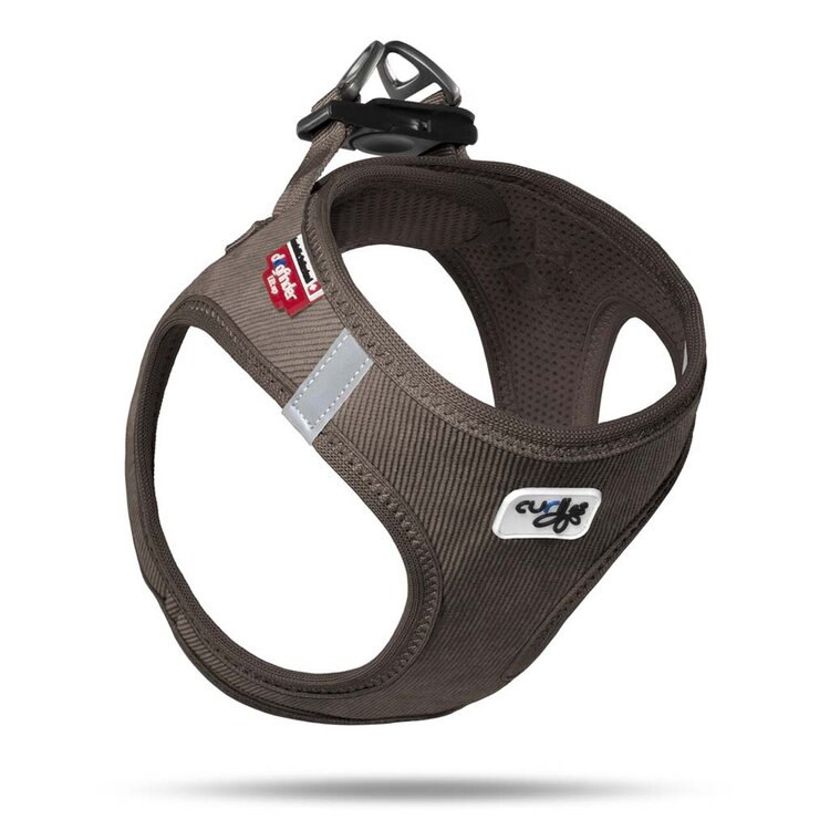 CURLI Postroj pro psy Manšester Brown L, 8-13kg