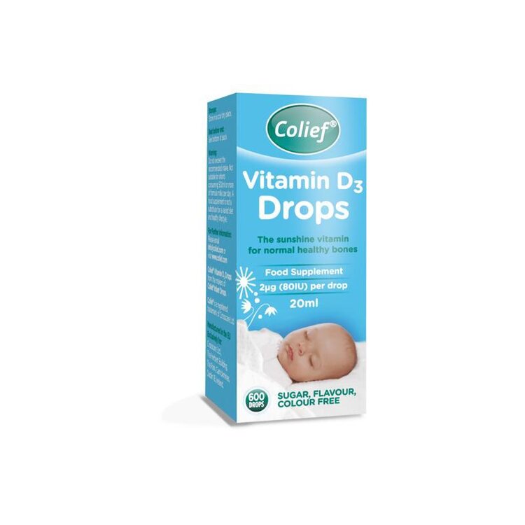 EXPIRACE: 30.04.2024 COLIEF Vitamin D3 kapky pro děti