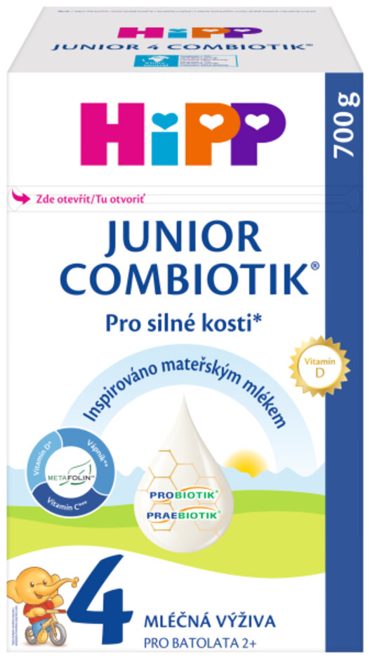 HiPP Mléko batolecí 4 Junior Combiotik® od uk. 2. roku, 700 g