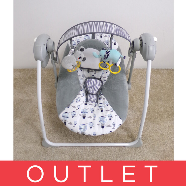 KINDERKRAFT Lehátko houpací Flo Mint 0m+, do 9 kg