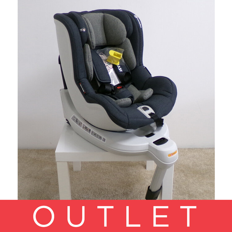 PETITE&MARS Autosedačka Reversal II Isofix Grey (0-18 kg)