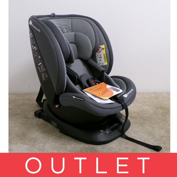 KINDERKRAFT Autosedačka Xpedition Isofix Grey, Otočná 0-36 kg