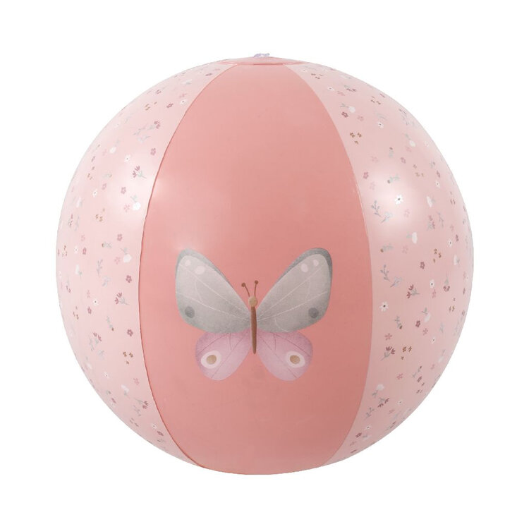 LITTLE DUTCH Míč nafukovací Květiny, průměr 35cm, 2r+