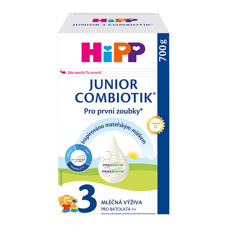 HiPP Mléko batolecí Junior Combiotik® 3 od uk. 1. roku, 700 g