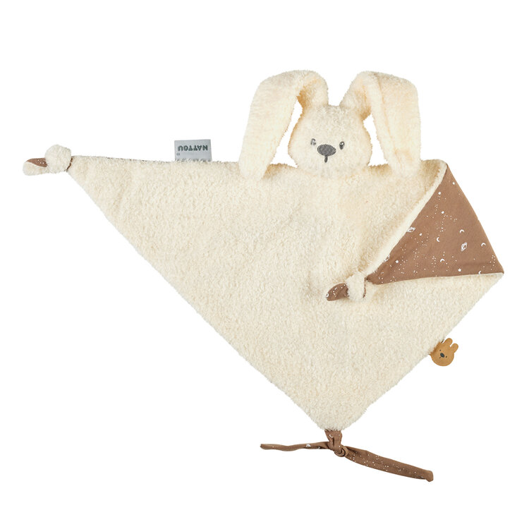 NATTOU Mazlíček maxi Lapidou Teddy Glow vanilkový 65 x 40 cm, 0 m+