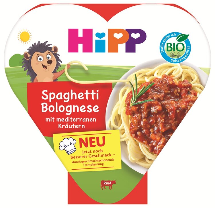 HiPP BIO Boloňské špagety od 1. roku, 250 g