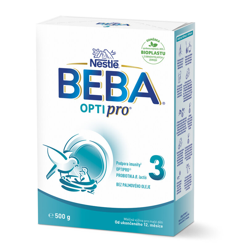 EXP: 31.03.2025 BEBA OPTIPRO® 3 Mléko batolecí, 500 g