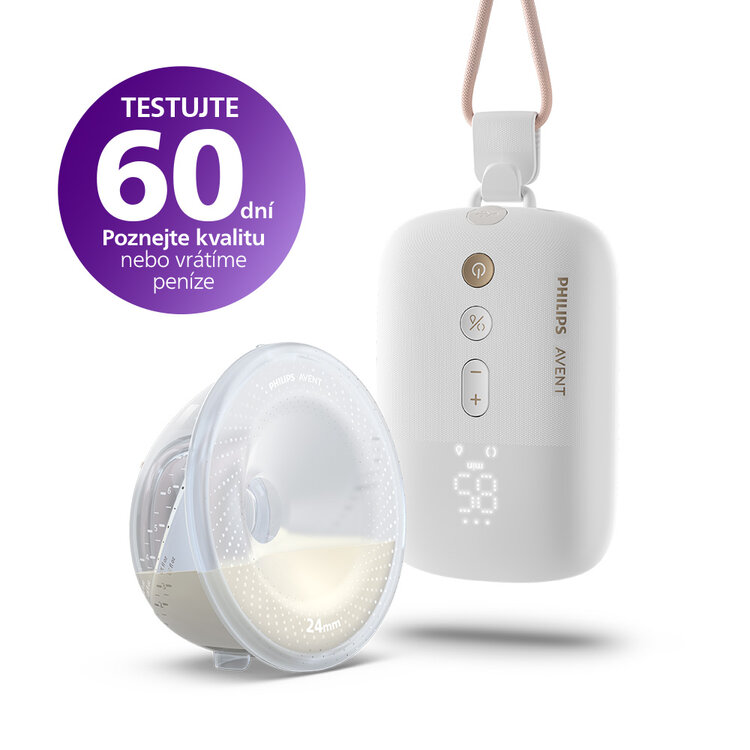 Philips AVENT Odsávačka mateřského mléka elektrická Hands-Free Premium Plus SCF531/11