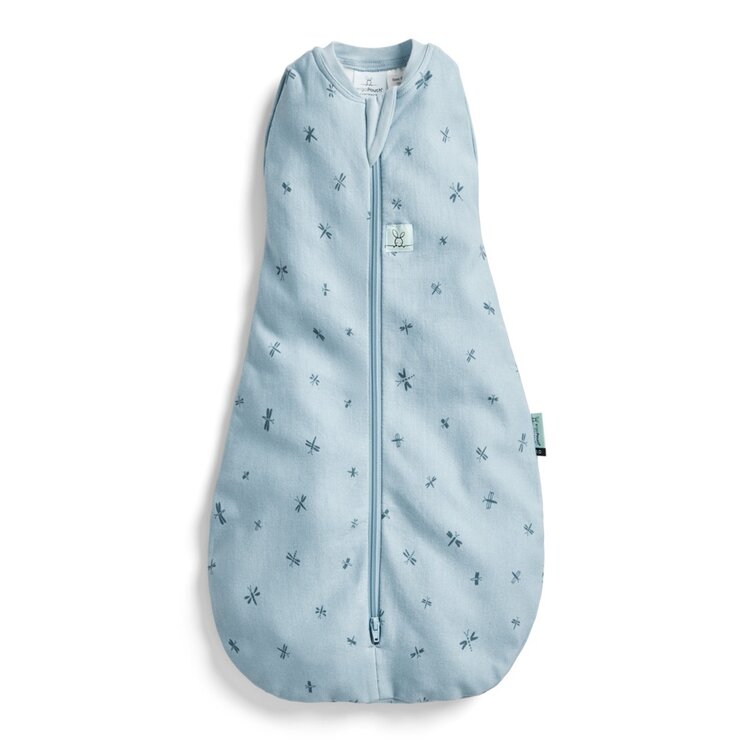 ERGOPOUCH Zavinovačka a pytel na spaní 2v1 Cocoon Dragonflies 6-12 m, 8-10 kg, 0,2 tog