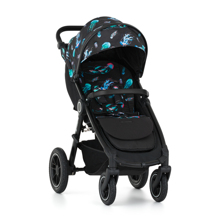 PETITE&MARS Kočárek sportovní Street2 Air Black Limited 100 Jellyfish Complete
