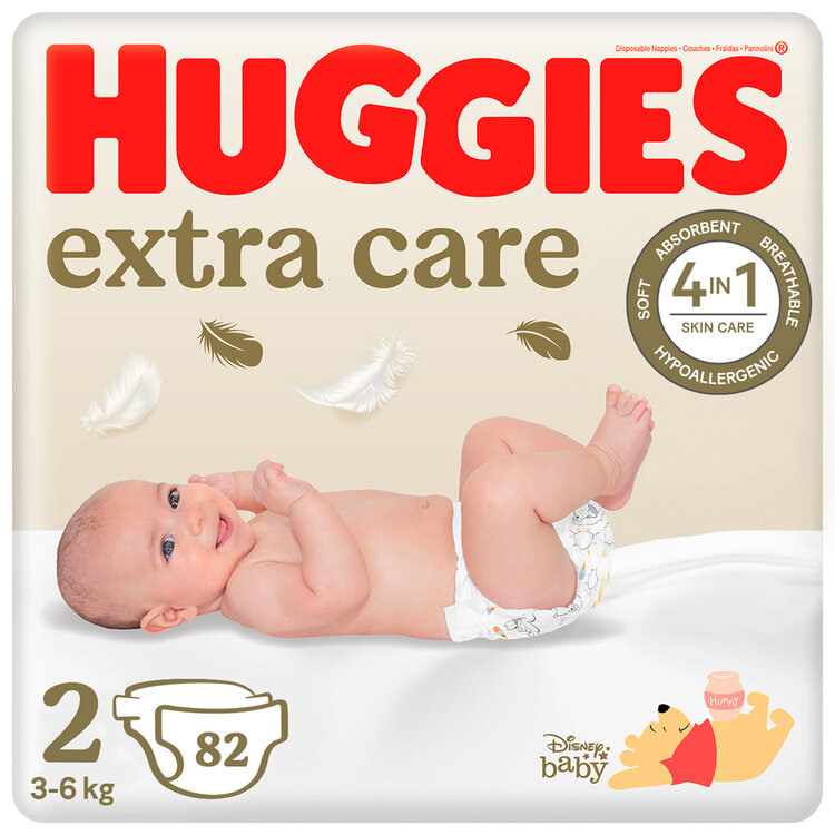 HUGGIES® Pleny jednorázové Elite Soft vel. 2 82 ks